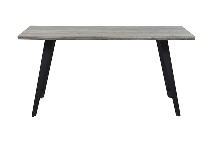 Ruokapöytä Benisch 160 cm - Harmaa / Musta - Huonekalut - Pöytä & ruokailuryhmä - Ruokapöydät & keittiön pöydät