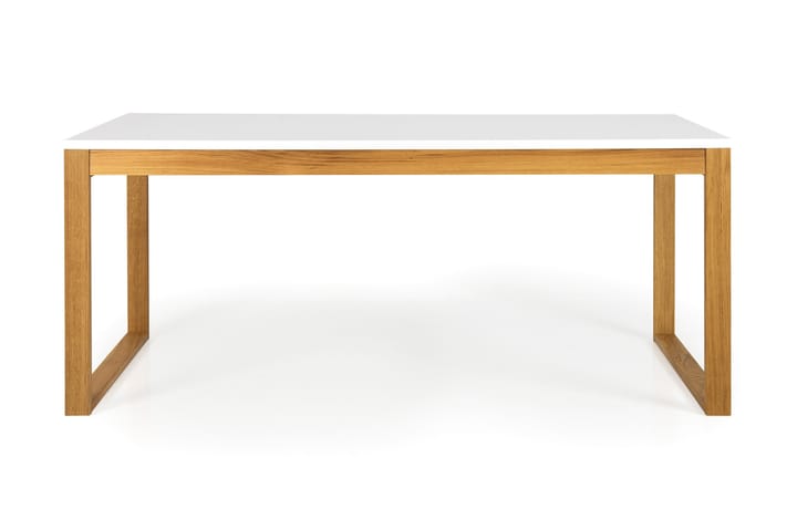 Ruokapöytä Birka 180 cm - Tammi/Valkoinen - Huonekalut - Pöytä & ruokailuryhmä - Ruokapöydät & keittiön pöydät