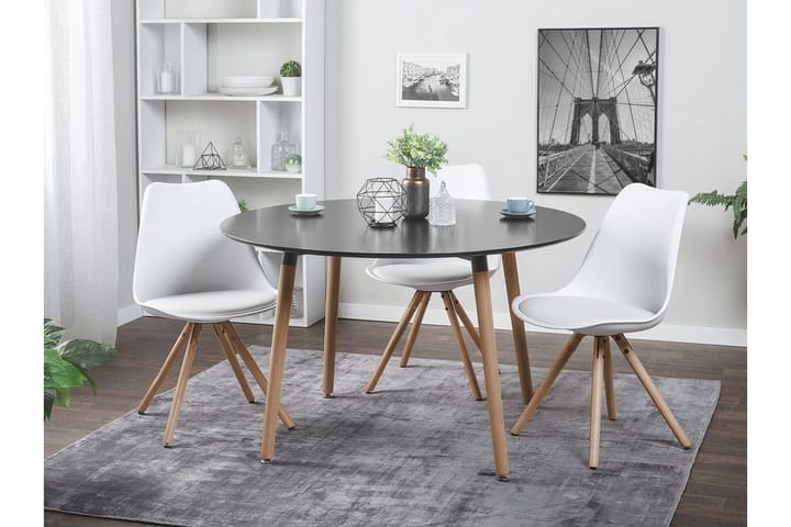 Ruokapöytä Bovio 120 cm - Musta - Huonekalut - Pöydät & ruokailuryhmät - Ruokailuryhmä