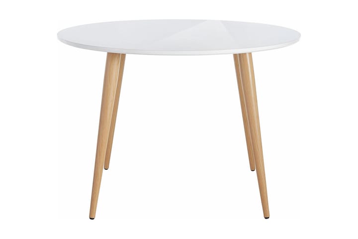 Ruokapöytä Carete 110 cm - Valkoinen - Huonekalut - Pöydät & ruokailuryhmät - Ruokapöydät & keittiön pöydät