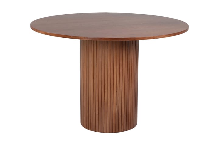 Ruokapöytä Cinaba 110 cm Pyöreä - Pähkinänruskea - Huonekalut - Pöytä & ruokailuryhmä - Sohvapöytä