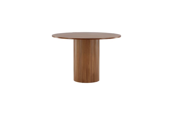 Ruokapöytä Cinaba 110 cm Pyöreä - Pähkinänruskea - Huonekalut - Pöytä & ruokailuryhmä - Ruokapöydät & keittiön pöydät