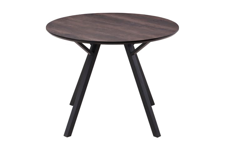 Ruokapöytä Cress 100 cm - Ruskea/Musta - Huonekalut - Tuoli & nojatuoli - Ruokapöydän tuolit