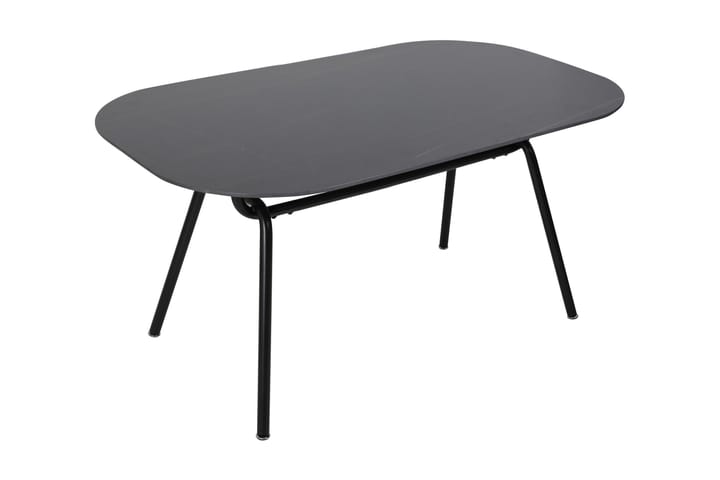 Ruokapöytä Dahlen 150 cm Soikea - Kivi/Musta - Huonekalut - Pöytä & ruokailuryhmä - Ruokapöydät & keittiön pöydät