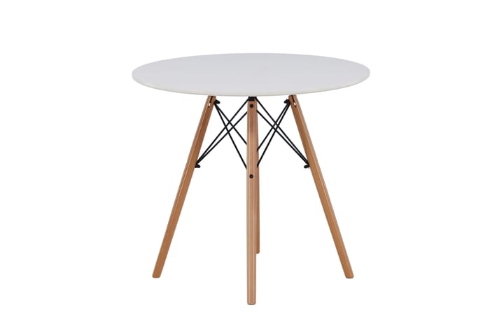Ruokapöytä Danburi 60 cm Pyöreä Valkoinen - Venture Home - Huonekalut - Pöytä & ruokailuryhmä - Ruokapöydät & keittiön pöydät