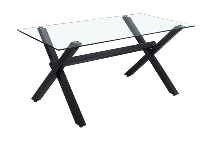 Ruokapöytä Delaxo 140 cm - Musta - Huonekalut - Pöytä & ruokailuryhmä - Ruokapöydät & keittiön pöydät