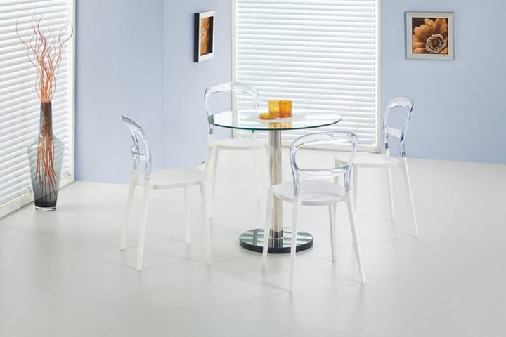 Ruokapöytä Dolan 80 cm Pyöreä - Lasi - Huonekalut - Pöytä & ruokailuryhmä - Ruokapöydät & keittiön pöydät
