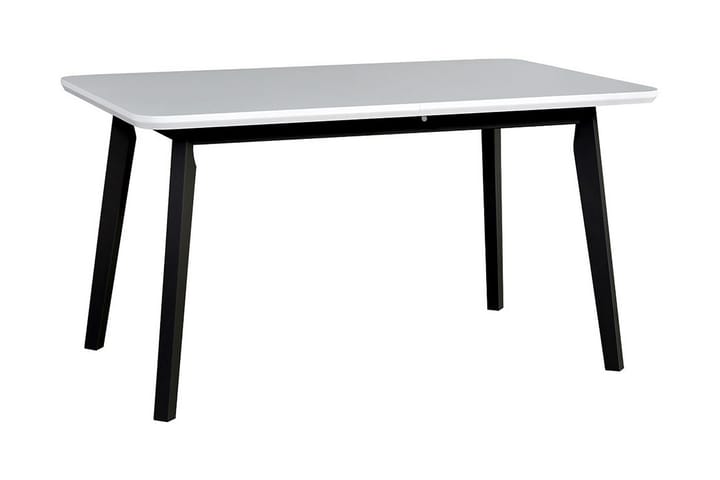 Ruokapöytä Dung 140 cm - Valkoinen/Musta - Huonekalut - Pöytä & ruokailuryhmä - Ruokapöydät & keittiön pöydät