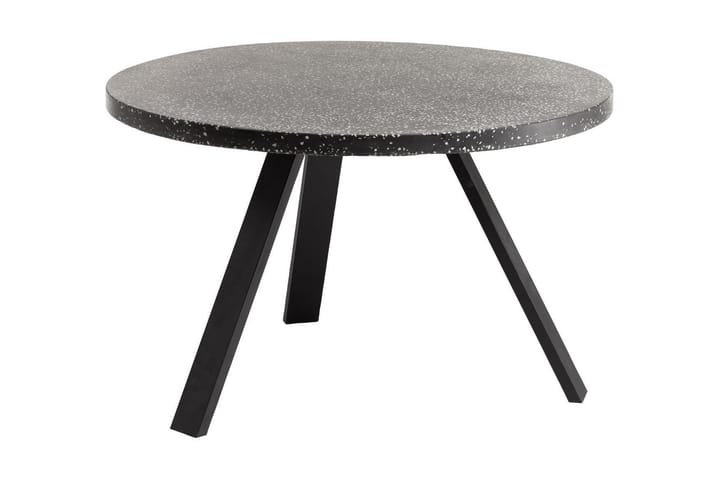Ruokapöytä Durtal 120 cm pyöreä - Musta - Huonekalut - Pöydät & ruokailuryhmät - Ruokapöydät & keittiön pöydät