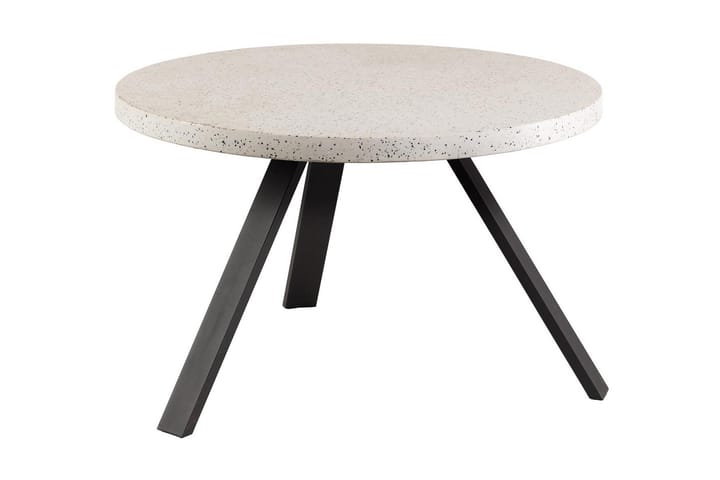 Ruokapöytä Durtal 120 cm pyöreä - Valkoinen - Huonekalut - Pöydät & ruokailuryhmät - Ruokapöydät & keittiön pöydät