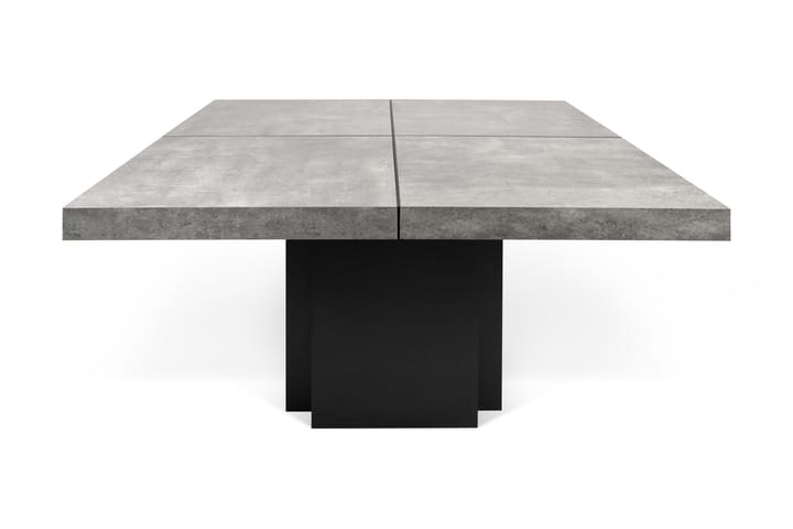 Ruokapöytä Dusk 150 cm - Musta/Betoni - Huonekalut - Pöydät & ruokailuryhmät - Ruokapöydät & keittiön pöydät