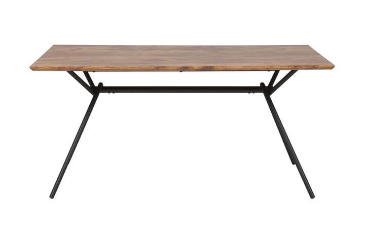 Ruokapöytä Einde 160 cm - Luonnonväri/Musta - Huonekalut - Pöytä & ruokailuryhmä - Ruokapöydät & keittiön pöydät