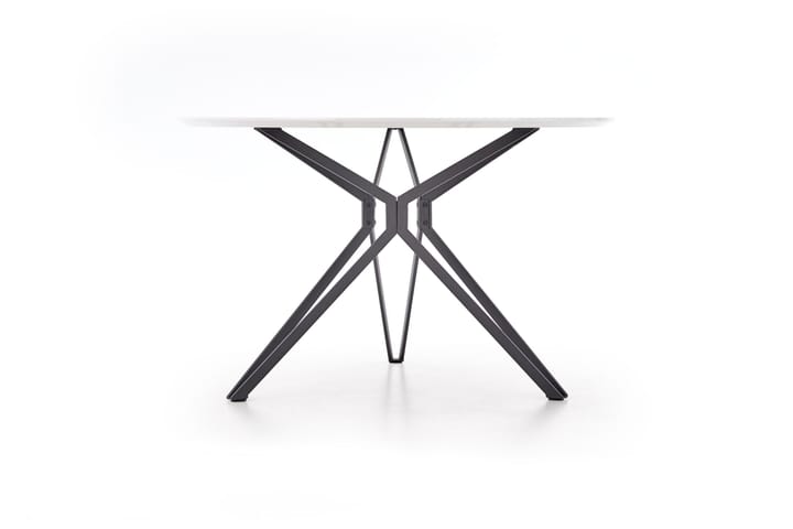 Ruokapöytä Elling 120 cm - Valkoinen/Musta - Huonekalut - Pöydät & ruokailuryhmät - Ruokapöydät & keittiön pöydät