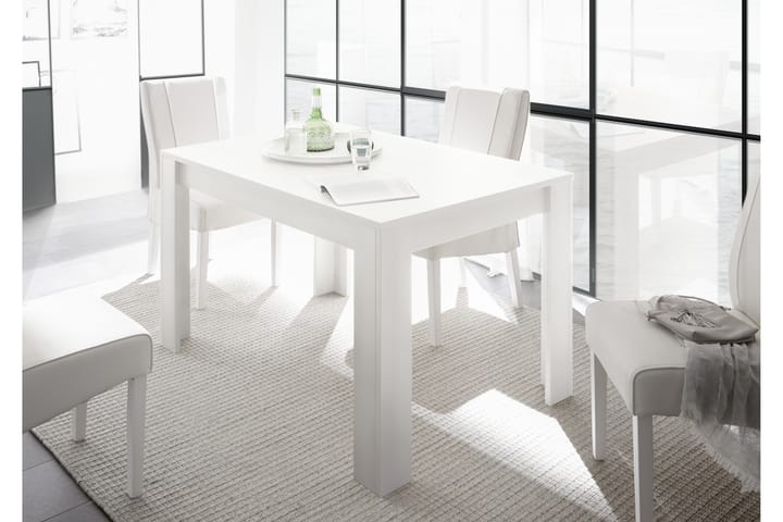 Ruokapöytä Firenze 137 cm - Valkoinen - Huonekalut - Pöydät & ruokailuryhmät - Ruokapöydät & keittiön pöydät