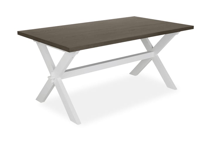 Ruokapöytä Gitalaya 180 cm - Ruskea/Valkoinen - Huonekalut - Pöydät & ruokailuryhmät - Ruokapöydät & keittiön pöydät
