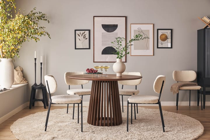 Ruokapöytä  Gontas 120 cm Pyöreä - Luonnonväri - Huonekalut - Pöytä & ruokailuryhmä - Ruokapöydät & keittiön pöydät