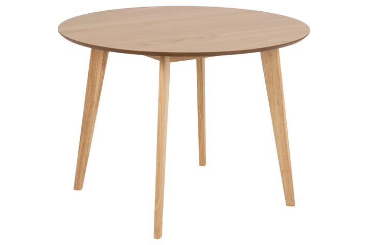 Ruokapöytä Hallaci 105 cm Pyöreä - Luonnonväri - Huonekalut - Pöytä & ruokailuryhmä - Ruokapöydät & keittiön pöydät