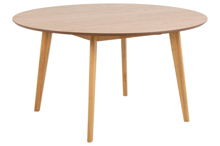 Ruokapöytä Hallaci 140 cm Pyöreä - Luonnonväri - Huonekalut - Pöytä & ruokailuryhmä - Ruokapöydät & keittiön pöydät