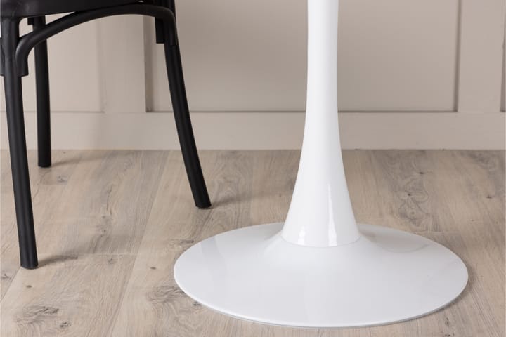 Ruokapöytä Hamden 80 cm Valkoinen - Venture Home - Huonekalut - Pöytä & ruokailuryhmä - Ruokapöydät & keittiön pöydät