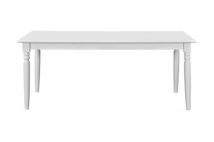 Ruokapöytä Hampton 190 cm - Valkoinen - Huonekalut - Pöydät & ruokailuryhmät - Ruokapöydät & keittiön pöydät