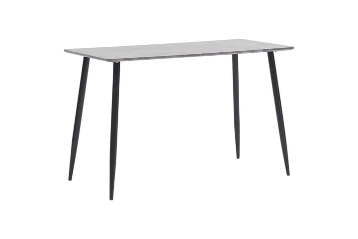 Ruokapöytä harmaa 120x60x75 cm MDF - Harmaa - Huonekalut - Pöydät & ruokailuryhmät - Ruokapöydät & keittiön pöydät