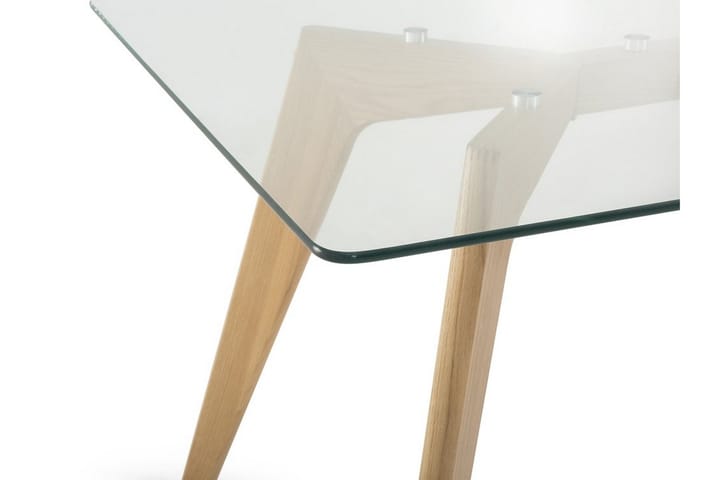 Ruokapöytä Hudson 180 cm - Läpinäkyvä - Huonekalut - Pöydät - Ruokapöydät & keittiön pöydät