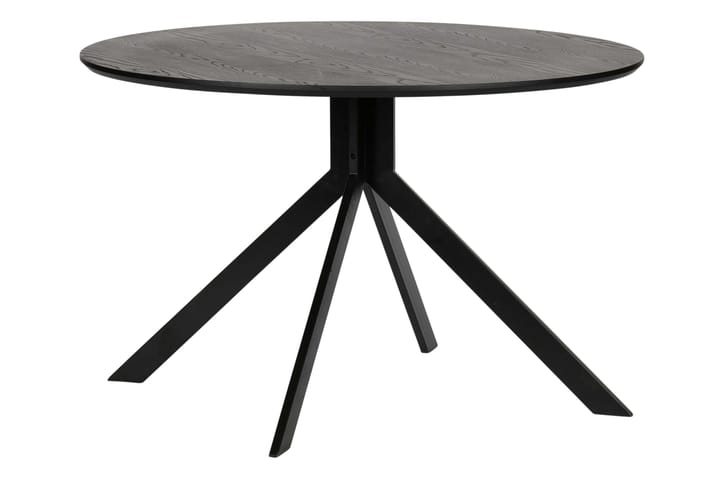 Ruokapöytä Iban 120 cm Pyöreä - Musta - Huonekalut - Pöytä & ruokailuryhmä - Ruokapöydät & keittiön pöydät