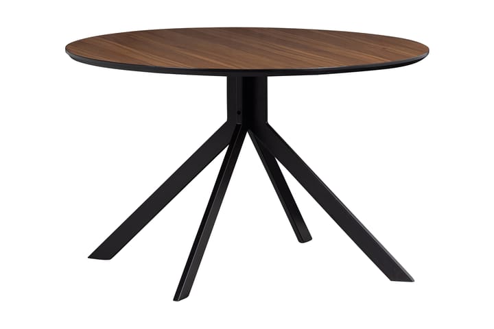 Ruokapöytä Iban Pyöreä 120 cm - Pähkinä - Huonekalut - Pöytä & ruokailuryhmä - Ruokapöydät & keittiön pöydät