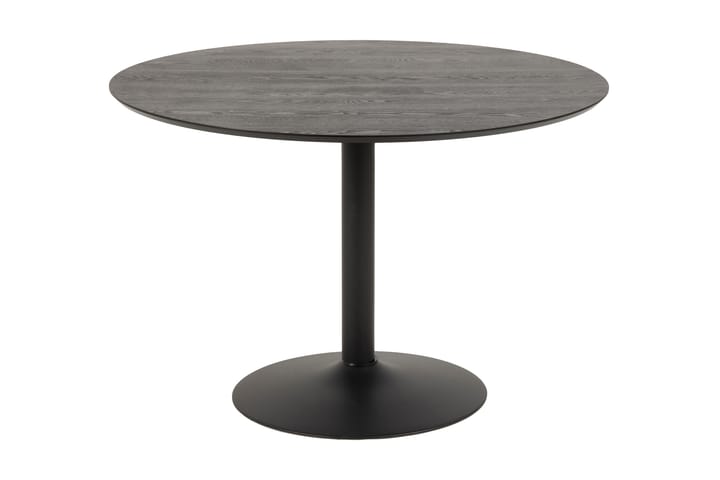 Ruokapöytä Ibizor 110 cm Pyöreä - Musta/Matta Musta - Puutarhakalusteet - Terassipöydät - Ruokapöytä terassille