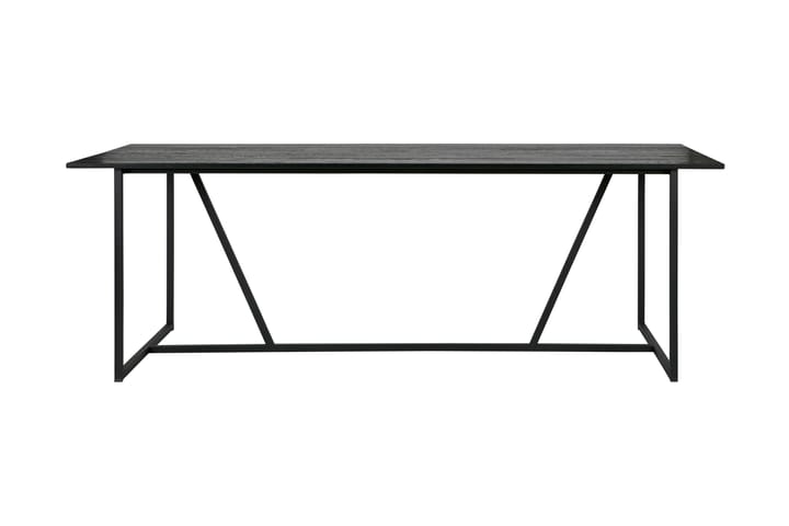 Ruokapöytä Iria 220 cm - Musta Tammi - Huonekalut - Pöytä & ruokailuryhmä - Ruokapöydät & keittiön pöydät