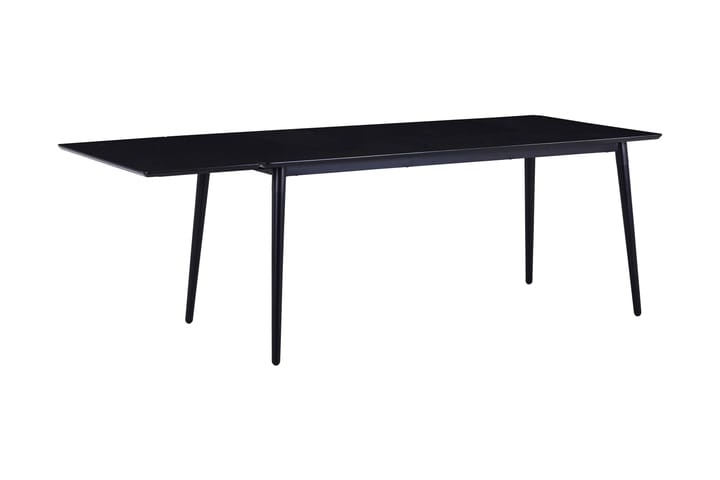 Ruokapöytä Jatkettava Vikana 90x180 cm - Musta - Huonekalut - Pöytä & ruokailuryhmä - Ruokapöydät & keittiön pöydät