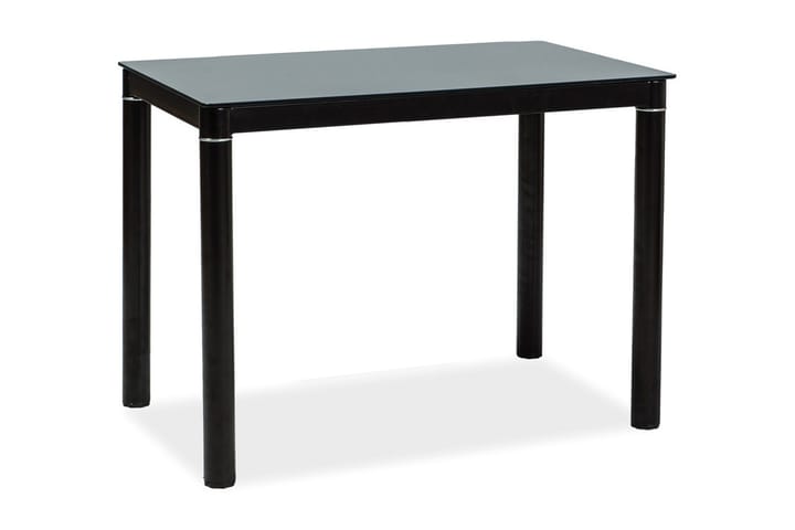Ruokapöytä Jelka 100 cm - Lasi/Musta - Huonekalut - Pöytä & ruokailuryhmä - Ruokapöydät & keittiön pöydät
