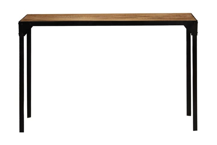 Ruokapöytä karkea mangopuu ja teräs 120 cm - Ruskea - Huonekalut - Pöytä & ruokailuryhmä - Ruokapöydät & keittiön pöydät