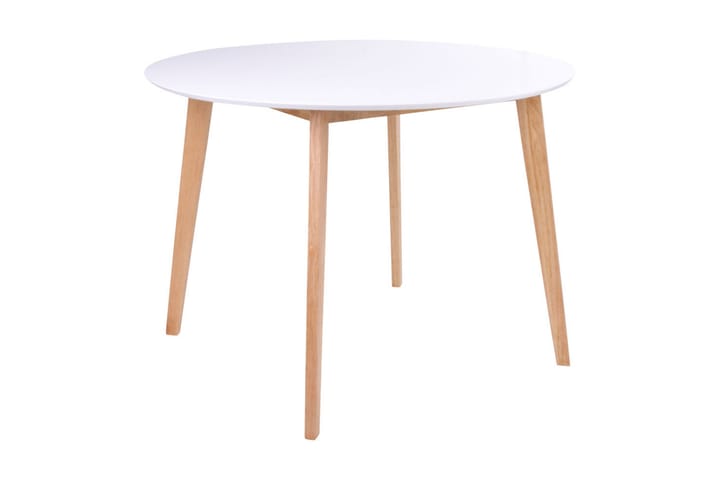 Ruokapöytä Kelliez 105 cm - Valkoinen - Huonekalut - Pöytä & ruokailuryhmä - Ruokapöydät & keittiön pöydät