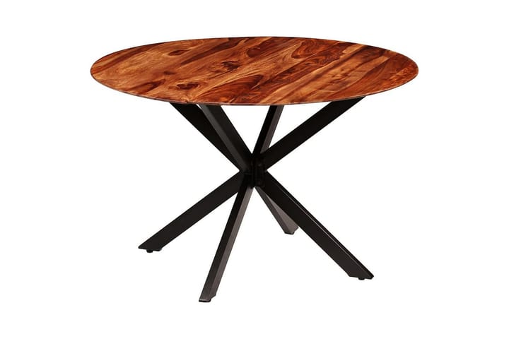 Ruokapöytä kiinteä seesampuu 120x77 cm - Ruskea - Puutarhakalusteet - Terassipöydät - Ruokapöytä terassille