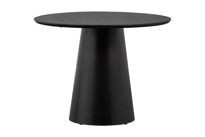 Ruokapöytä Kyuv 102 cm Pyöreä - Musta - Huonekalut - Pöytä & ruokailuryhmä - Ruokapöydät & keittiön pöydät