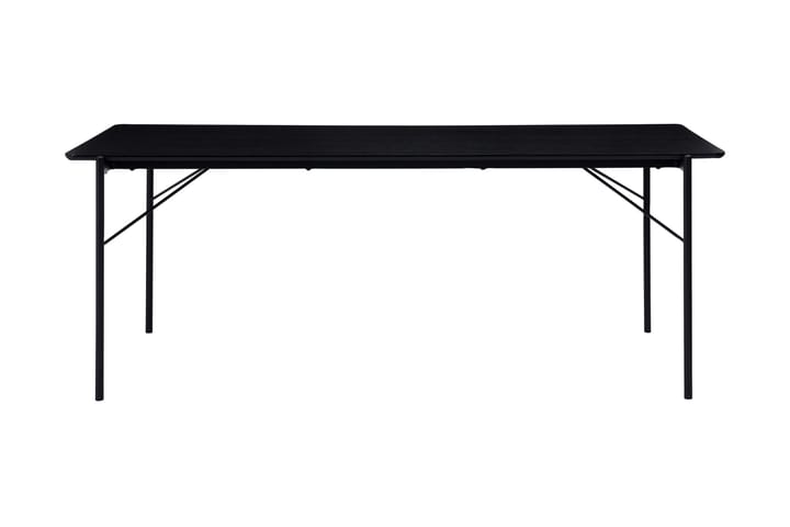 Ruokapöytä Leeling 200 cm - Musta - Huonekalut - Pöytä & ruokailuryhmä - Ruokapöydät & keittiön pöydät