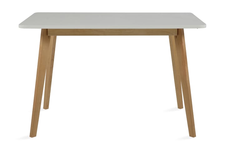 Ruokapöytä Leila 120 cm - Valkoinen/Koivu - Huonekalut - Pöydät & ruokailuryhmät - Ruokapöydät & keittiön pöydät