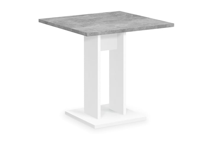 Ruokapöytä Loriana 70 cm - Valkoinen/Betoni - Huonekalut - Pöydät & ruokailuryhmät - Ruokapöydät & keittiön pöydät