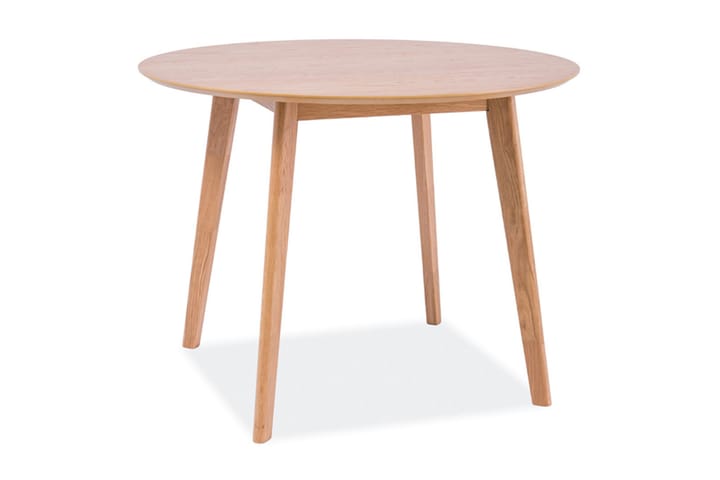 Ruokapöytä Louesme 90 cm Pyöreä - Luonnonväri - Huonekalut - Pöytä & ruokailuryhmä - Ruokapöydät & keittiön pöydät