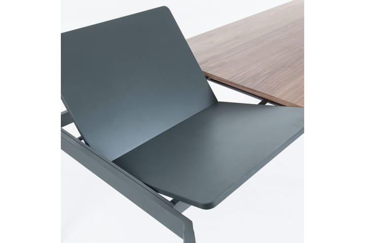 Ruokapöytä Mahon 160 cm - Luonnonväri/Grafiitti - Huonekalut - Pöydät - Ruokapöydät & keittiön pöydät