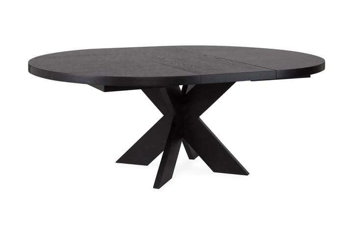 Ruokapöytä Malte Jatkettava 140 cm Pyöreä - Musta - Huonekalut - Pöydät - Ruokapöydät & keittiön pöydät