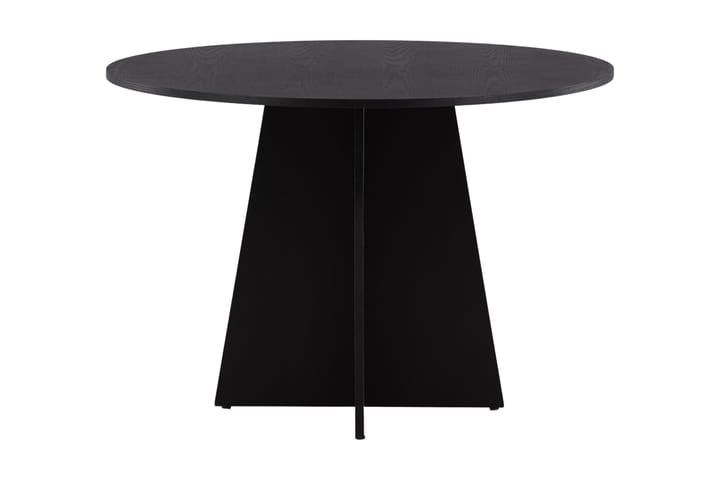 Ruokapöytä Manciat 110 cm Pyöreä - Musta - Huonekalut - Pöytä & ruokailuryhmä - Marmoripöydät