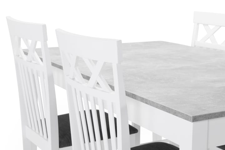 Ruokapöytä Montague Jatkettava 140 cm - Valkoinen - Huonekalut - Pöydät & ruokailuryhmät - Ruokapöydät & keittiön pöydät
