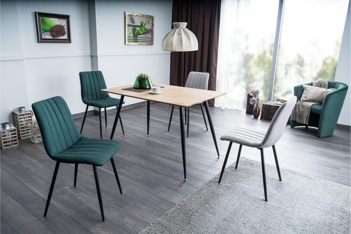 Ruokapöytä Moydans 120 cm - Luonnonväri/Musta - Huonekalut - Pöydät - Ruokapöydät & keittiön pöydät