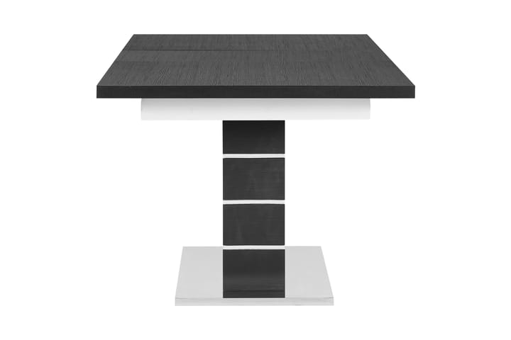 Ruokapöytä Mueller Jatkettava 140 cm - Musta/Valkoinen - Huonekalut - Pöytä & ruokailuryhmä - Ruokapöydät & keittiön pöydät
