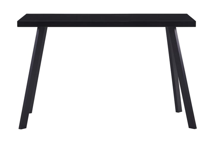 Ruokapöytä musta 120x60x75 cm karkaistu lasi - Musta - Huonekalut - Pöydät & ruokailuryhmät - Ruokapöydät & keittiön pöydät