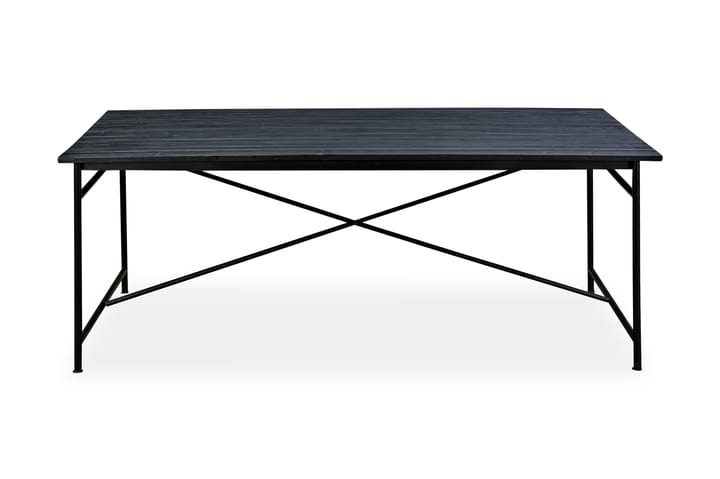 Ruokapöytä Narses 200 cm - Musta - Huonekalut - Pöydät & ruokailuryhmät - Ruokapöydät & keittiön pöydät
