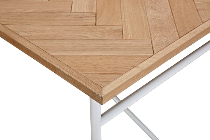 Ruokapöytä Narses 200 cm - Valkoinen - Huonekalut - Pöydät & ruokailuryhmät - Ruokapöydät & keittiön pöydät