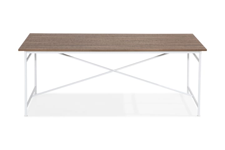 Ruokapöytä Narses 200 cm - Valkoinen - Huonekalut - Pöytä & ruokailuryhmä - Ruokapöydät & keittiön pöydät
